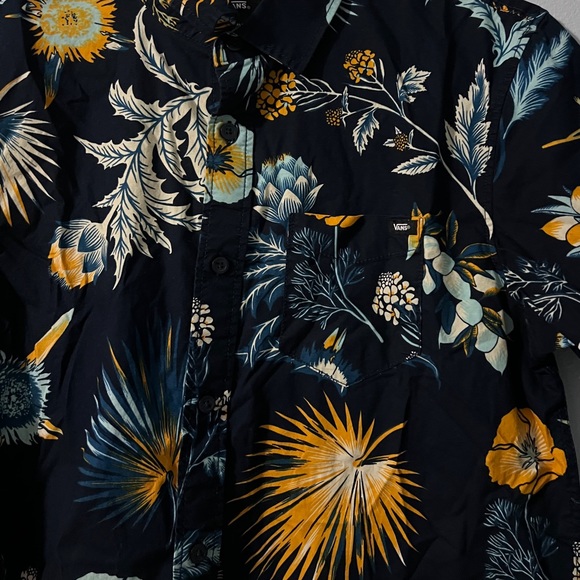 Floral Button Short Sleeve Shirt - Vans - Picture 3 of 4